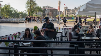 Explanada de Baquedano, en Santiago, Chile, el 18 de octubre de 2024.