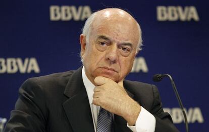 El presidente del BBVA, Francisco González.