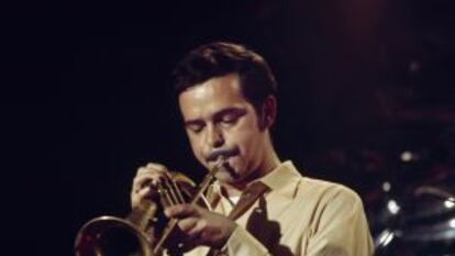 Kenny Wheeler, durante un concierto a finales de los a&ntilde;os sesenta.