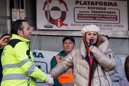 Transportistas de la Plataforma Nacional por la Defensa del Transporte