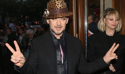 El cantante Boy George.