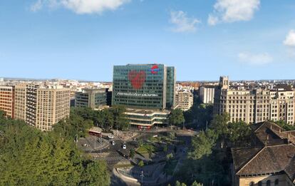 La sede de Ibercaja, en Zaragoza.