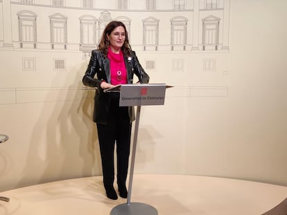 La consejera de Presidencia de la Generalitat, Laura Vilagrà.