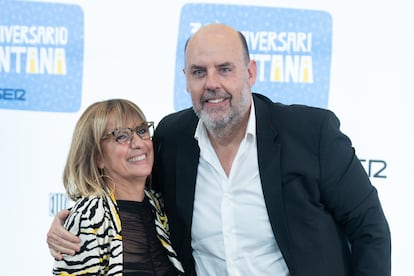 La periodista Gemma Nierga y el presentador de radio Jordi Basté.