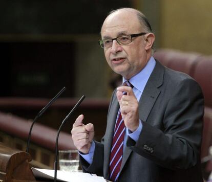 El ministro de Hacienda, Cristóbal Montoro.