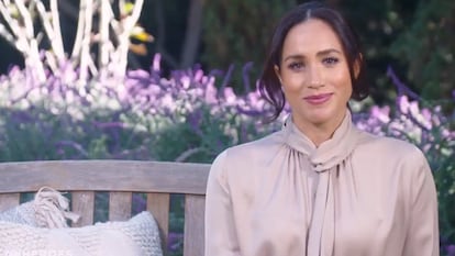 Meghan Markle durante su intervención en el programa anual 'Heroes' de CNN.