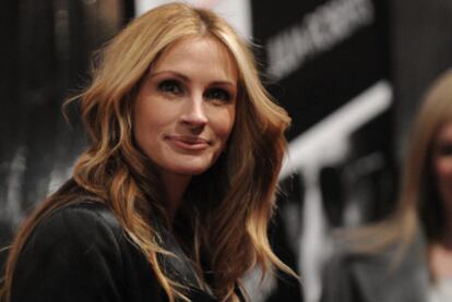 La actriz Julia Roberts en una imagen reciente durante su último rodaje en Italia.