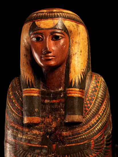 La momia de Sha Amun es una de las piezas de la colección de arqueología egipcia más visitadas del museo.