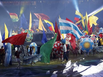 El espectáculo inaugural de la Copa América 2019.