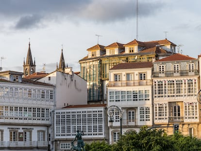 Ciudad de Betanzos en A Coruña, Galicia