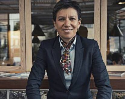 La senadora Claudia López, líder la consulta anticorrupción, en una entrevista con ELPAÍS en octubre de 2016.