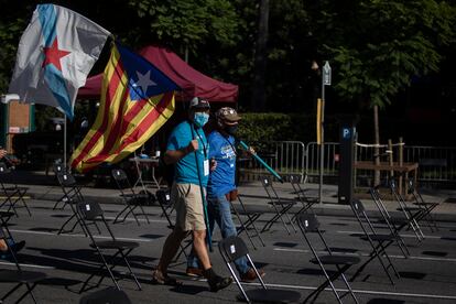 Acto de la ANC durante la última Diada.