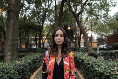 Vanessa Londoño, finalista al Premio Nacional de Novela, en Ciudad de México, en octubre de 2021.