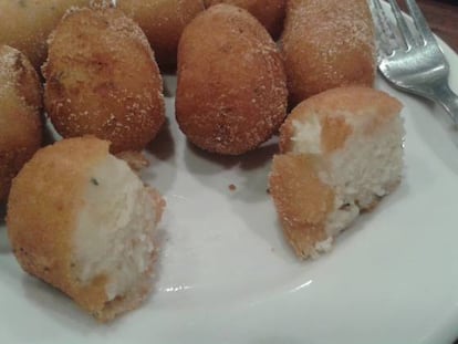 Papas arrugadas parecen, croquetas son