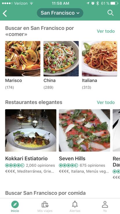 Eso aspira a ser la <i>app</i> de una de las webs de calificación popular de hostelería y hospedaje más visitadas del mundo: "La aplicación de Tripadvisor quiere ser una guía de viaje de mano que identifique dónde está el usuario y le cuente, por ejemplo, una historia de un barrio o de un monumento cercano. Que no haga falta un tour", explica Blanca Zayas, directora de comunicación de la compañía. Sus miles de fotos, vídeos y críticas de casi cualquier establecimiento del mundo y su popular función que indica los sitios de interés más cercanos al usuario hacen de esta <i>app</i>un imprescindible. Disponible gratis en iOS y Android.