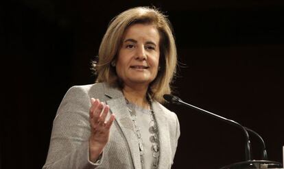 La ministra de Empleo y Seguridad Social, Fátima Báñez.