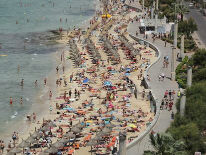 Playa en Palma de Mallorca