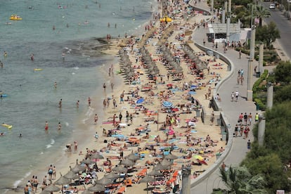 Playa en Palma de Mallorca