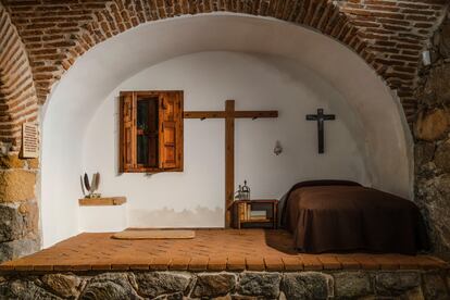 Celda de Santa Teresa en su museo en la ciudad de Ávila. 