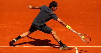 Federer, en el partido ante Tobias Kamke.