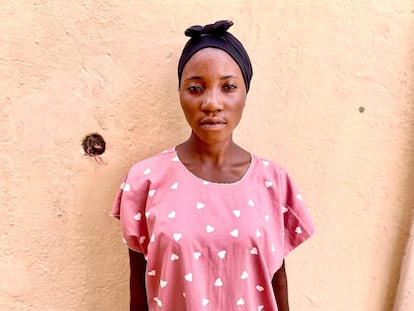 Maureen James, víctima del planchado de senos, el 1 de junio en Abuya.