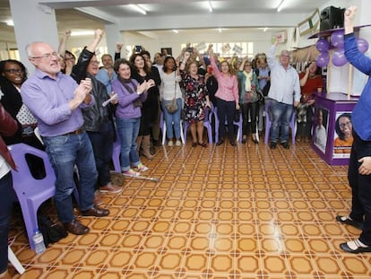 Carolina Bescansa durante la inauguraci&oacute;n de la nueva sede de Podemos en Alicante. 