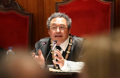 García Ortiz en un acto en Oviedo la semana pasada. 