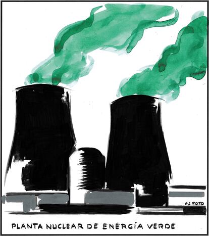 “Green energy nuclear plant.”