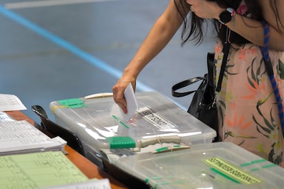 Elecciones municipales en Santiago de Chile, el 27 de octubre de 2024.