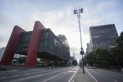 Museu de Arte de São Paulo (Masp), na avenida Paulista.