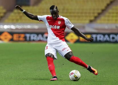 Mendy, durante un partido con el Mónaco en el mes de agosto de 2016.