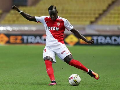 Mendy, durante un partido con el Mónaco en el mes de agosto de 2016.