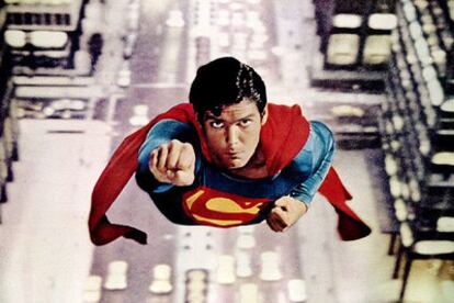 Imagen de la primera entrega de <i>Superman,</i> realizada por Richard Donner en 1978.