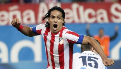 Atl&eacute;tico goal machine Falcao will aim to continue his run in Mestalla. 