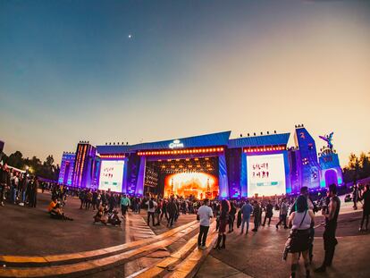 Visitantes en el festival Corona Capital en noviembre de 2023.