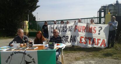 Miembros del GDT en l´Esquirol.