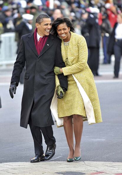 Barack y Michelle Obama, de Isabel Toledo (2009).