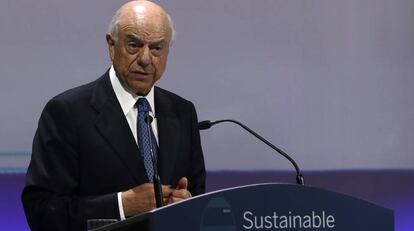 Francisco González, presidente de honor del BBVA.