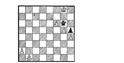 Un problema de ajedrez retrógrado de Henry Dudeney.