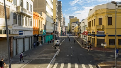 Rua 25 de Março, no centro de São Paulo, no dia 15 de março.