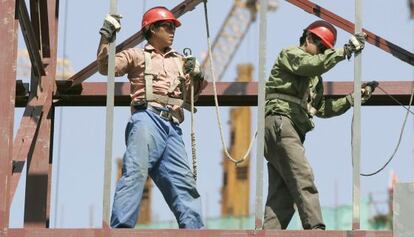 Imagen de archivo de una obra de construcción en Brasil.