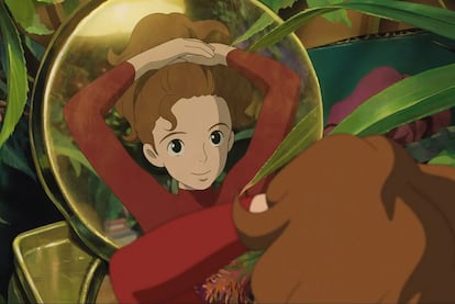 Fotograma de <i>Arrietty y el mundo de los diminutos. </i>