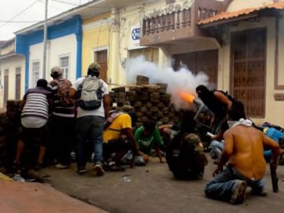 Un estudiante español graba el epicentro de las protestas contra Daniel Ortega en Masaya