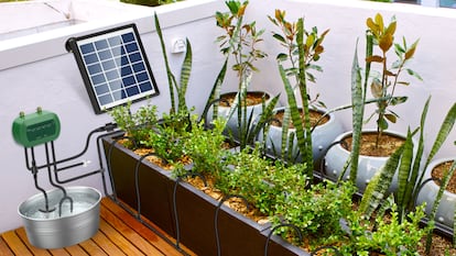 Estos son los mejores sistemas de riego por goteo solar que se pueden comprar en Amazon