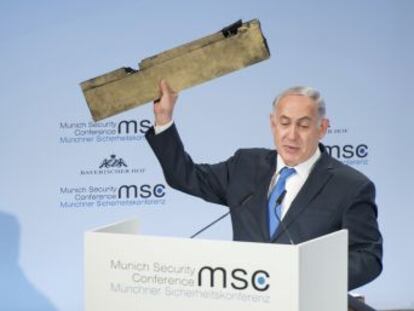 El primer ministro israelí acusa a Teherán, en la conferencia de seguridad de Múnich, de querer establecer un “imperio” en Oriente Próximo