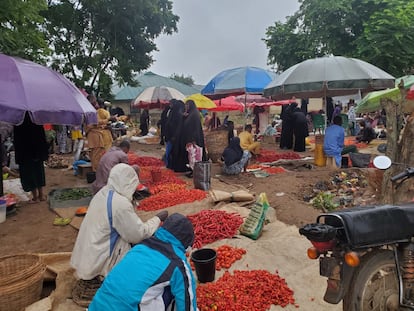 Mercado del gran Muftí, en Nigeria.