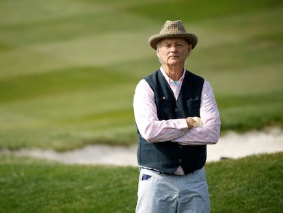 Bill Murray, durante una competición de golf en Pebble Beach, California, el 5 de febrero.