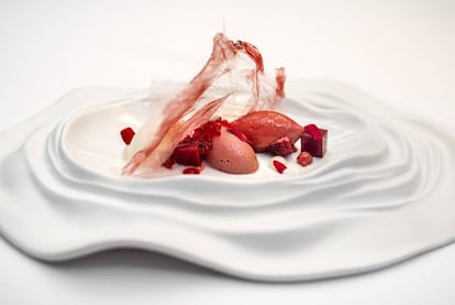 The 'La Vie en Rose' dessert of Lucía Freitas.