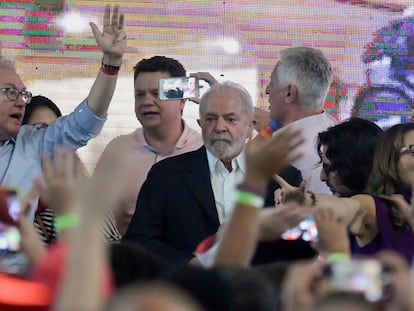 El expresidente brasileño Lula da Silva, el pasado 11 de mayo en Minas Gerais.