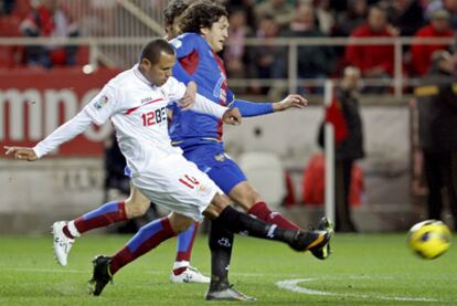 Luis Fabiano, durante el partido